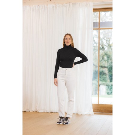 Pearl white Mattis jeans en linge