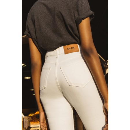 Pearl white Mattis jeans en linge