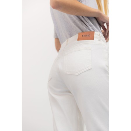 Pearl white Mattis jeans en linge