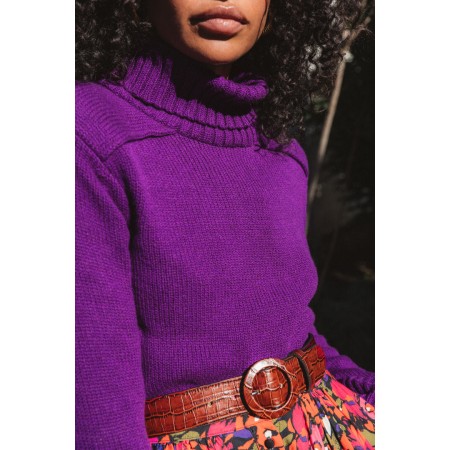 Purple Dalia sweater Venez découvrir notre 