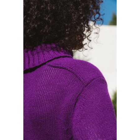 Purple Dalia sweater Venez découvrir notre 