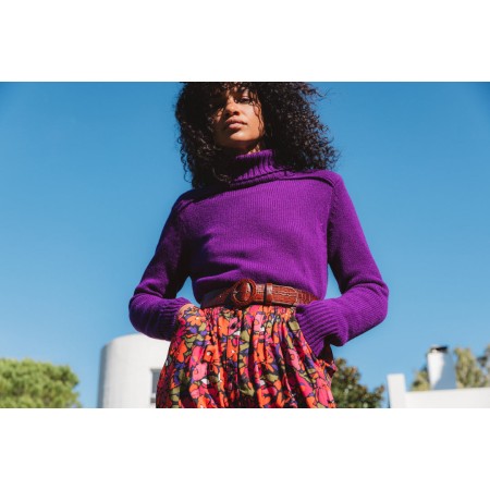 Purple Dalia sweater Venez découvrir notre 