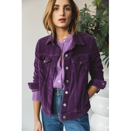 Zoe purple jacket de France