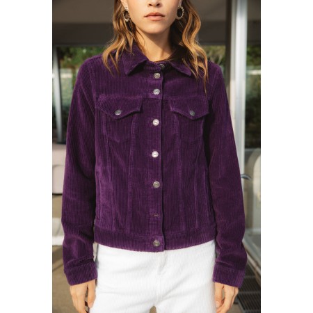 Zoe purple jacket de France