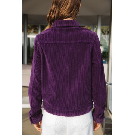 Zoe purple jacket de France