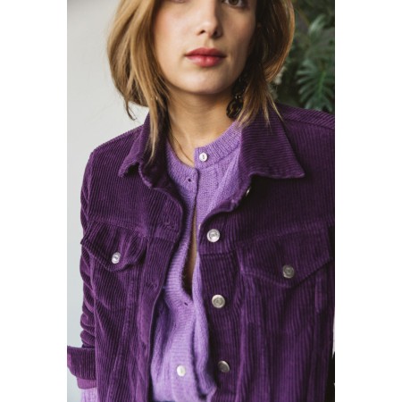 Zoe purple jacket de France