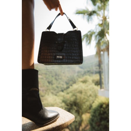 Embossed black Jacob bag la livraison gratuite