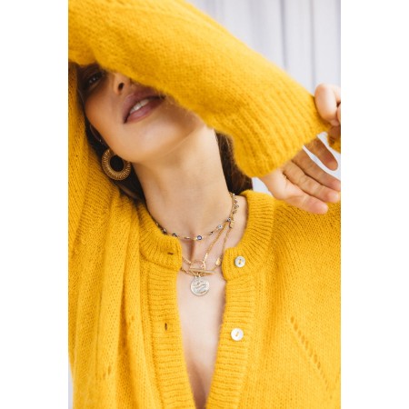 Caleb yellow gold cardigan offre 