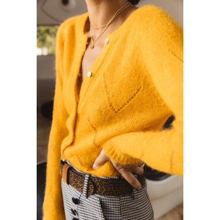 Caleb yellow gold cardigan offre 