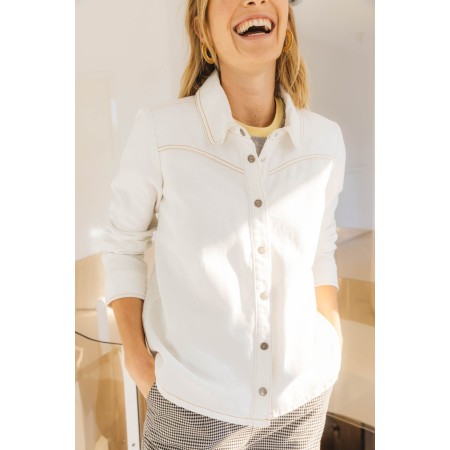 Pearl white Pamina shirt Vous souhaitez 