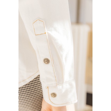 Pearl white Pamina shirt Vous souhaitez 