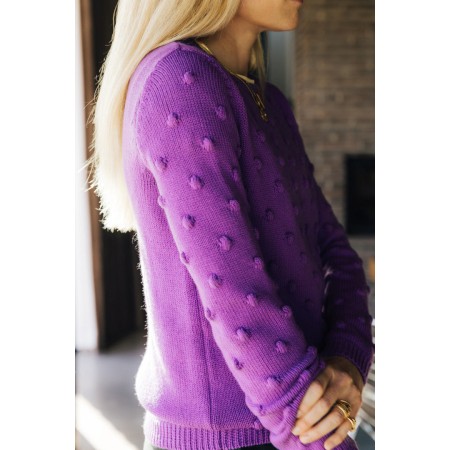 Purple Suzette sweater Fin de série