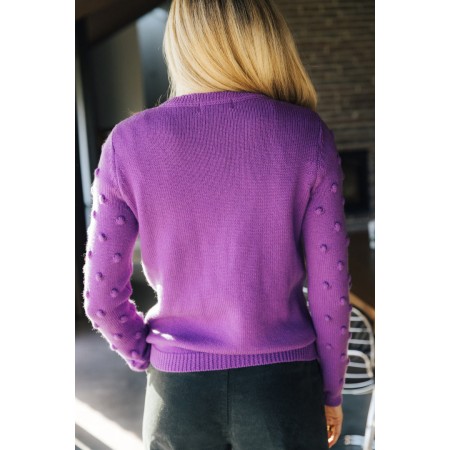 Purple Suzette sweater Fin de série