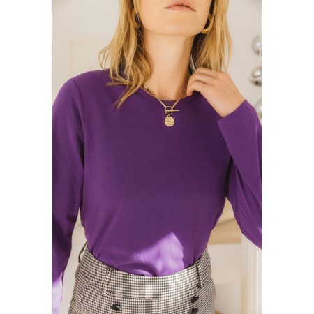 Purple Cocotte t-shirt Paris Déstockage Promo