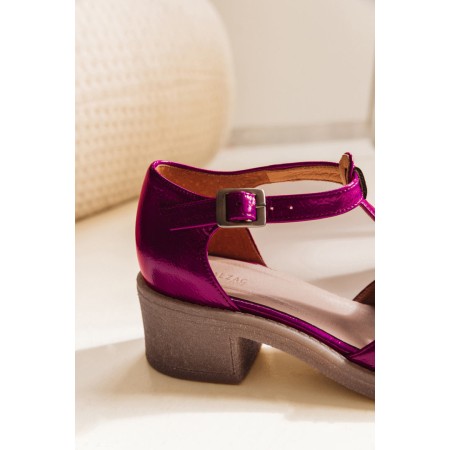 Crinkled purple patent Rosie Mary Janes store