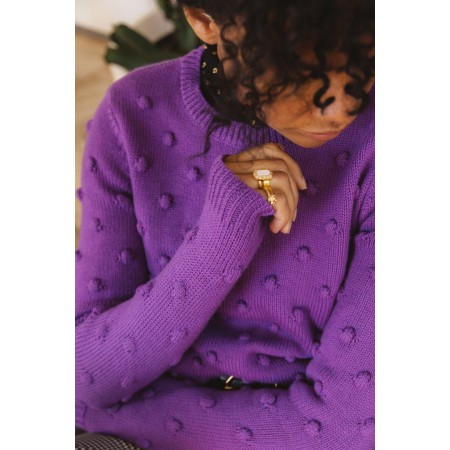 Purple Suzette sweater Fin de série