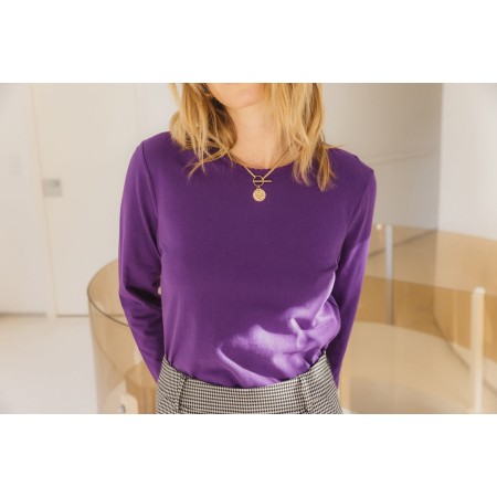 Purple Cocotte t-shirt Paris Déstockage Promo