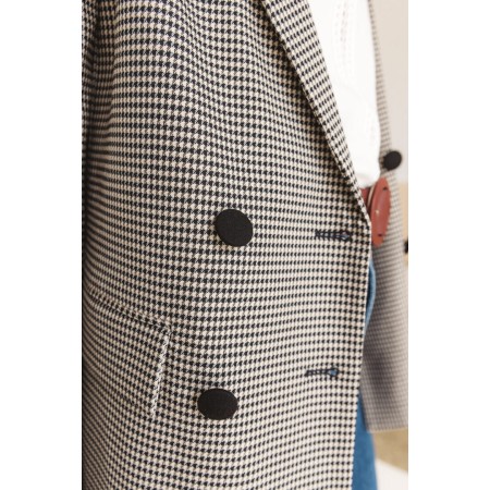 Naël houndstooth jacket l'évolution des habitudes 