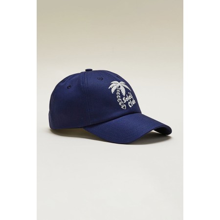 Casquette Soleil Club écru et bleu Faites des économies