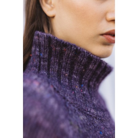 purple legato sweater destockage