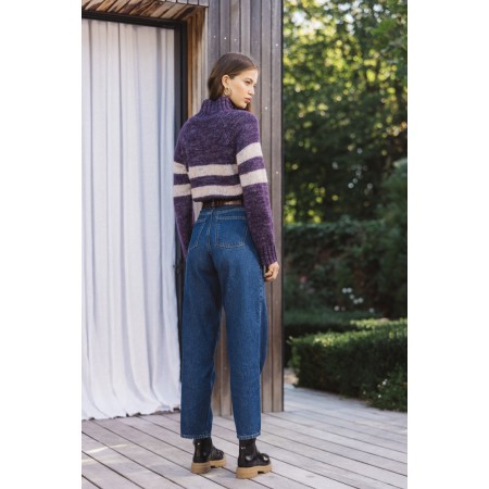 purple legato sweater destockage