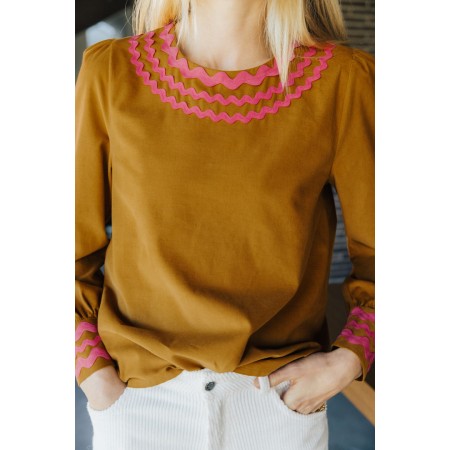 Yellow Reflection blouse à prix réduit toute l'année