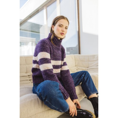 purple legato sweater destockage