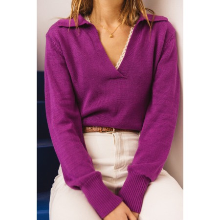 purple modern sweater Dans la société mordern