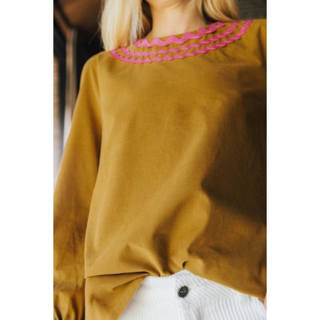 Yellow Reflection blouse à prix réduit toute l'année