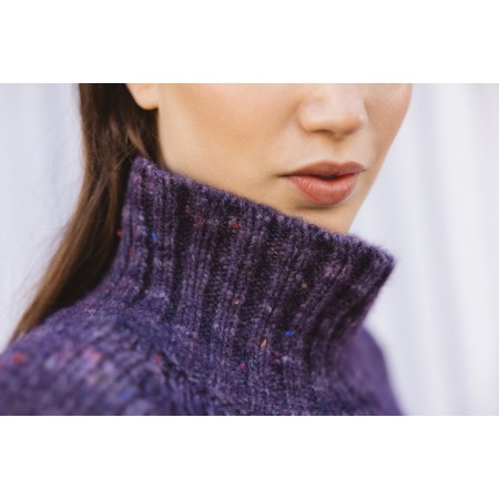 purple legato sweater destockage