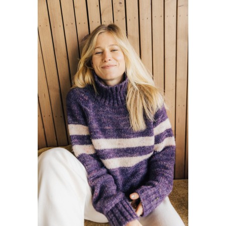 purple legato sweater destockage