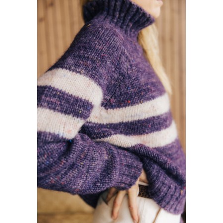 purple legato sweater destockage