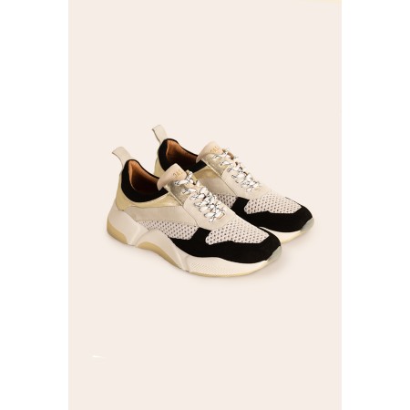 Black and gold Fédor sneakers 50-70% off 