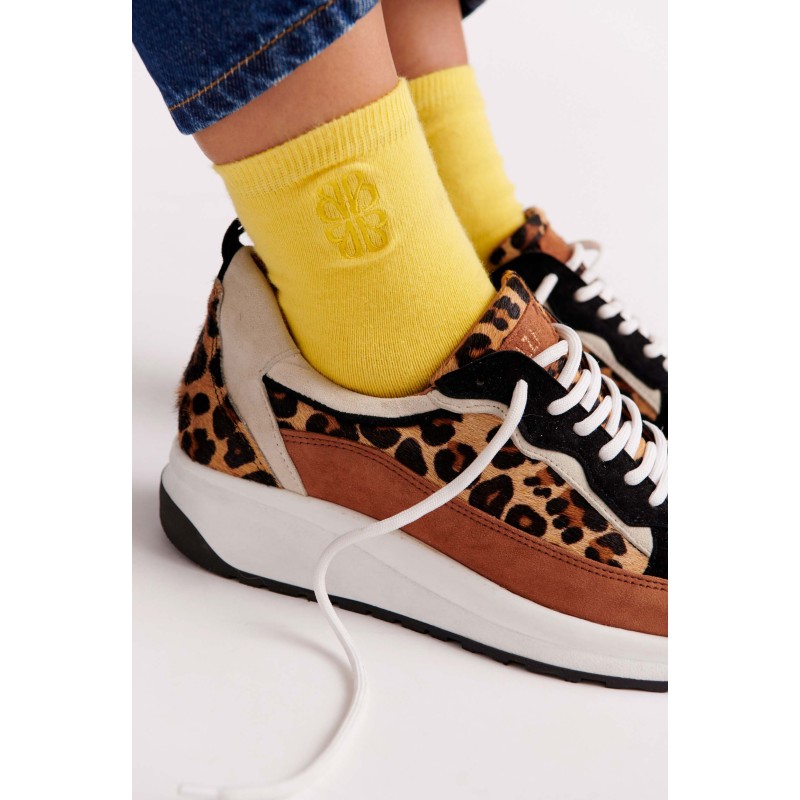 Leopard maximilien sneakers destockage