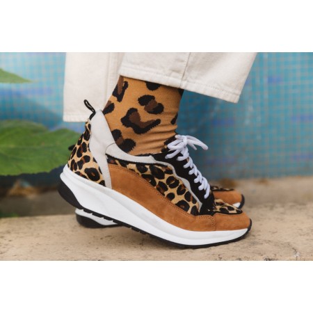 Leopard maximilien sneakers destockage