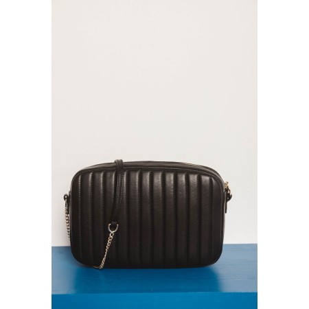 Large smooth black caesar bag commande en ligne