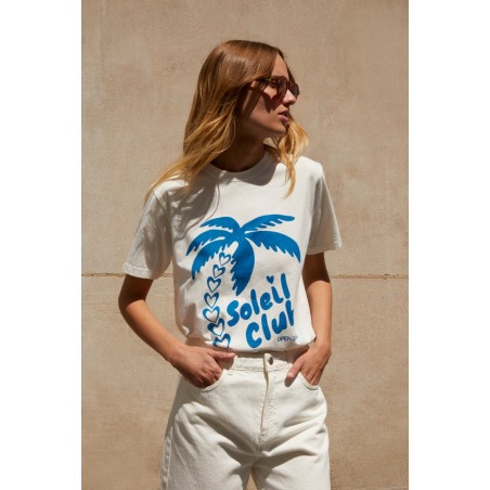 Tee-shirt Bree Soleil Club bleu et blanc outlet