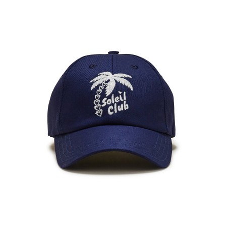 Casquette Soleil Club écru et bleu Faites des économies