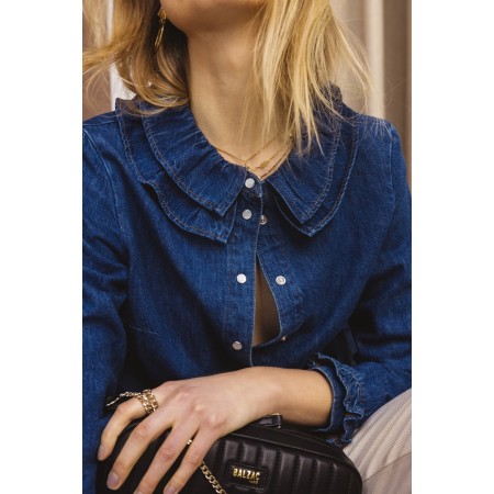 Blue midi Belkis shirt Toutes les collections ici