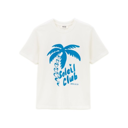 Tee-shirt Bree Soleil Club bleu et blanc outlet