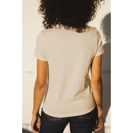 Willow cream t-shirt paiement sécurisé