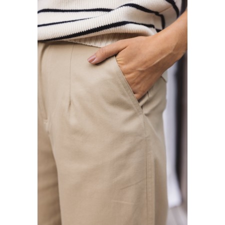 Belle-île beige pants ouvre sa boutique