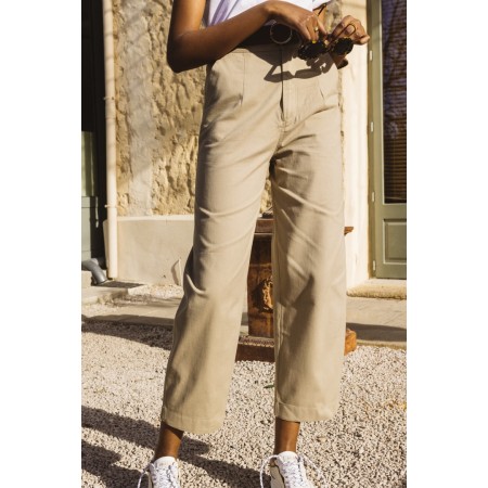 Belle-île beige pants ouvre sa boutique