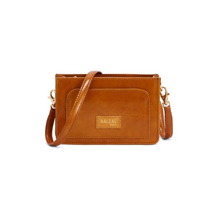 Mustard crumpled patent Martie bag pas cher 