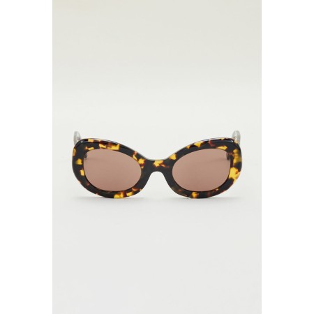 Black tortoise charlotte sunglasses Pour