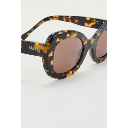 Black tortoise charlotte sunglasses Pour