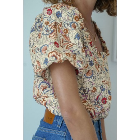 floral Indian print alegria blouse de la marque