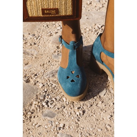 Blue Rosie sandals solde