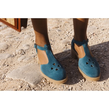 Blue Rosie sandals solde