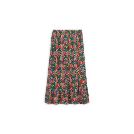 Platine floral tiger print skirt pas cher 